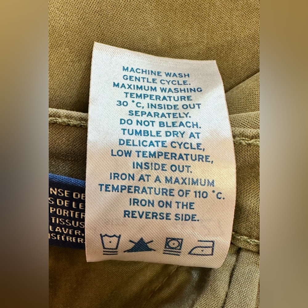 Nautica Jeans Company Tencel Ankle Trouser Pants Size 4/27 Olive Green NWT - Picture 9 of 10